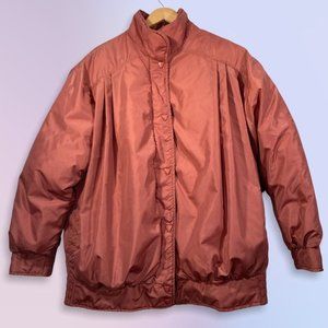 Vintage Comfy Brand Down Nylon Puffer Jacket Coat - Pink USA Women's Large